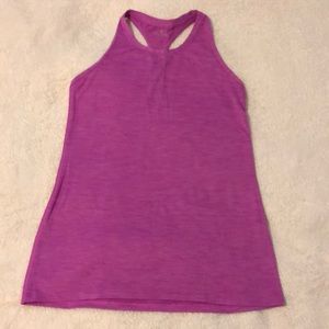 Pink athleta running top
